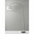 Haz Brushed Steel Metal Arc Lamp; 12.5 x 53.5- 60 x 83 in. HA3094746